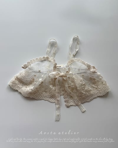 AOSTA60｜(Free) 蕾絲綁帶外罩衫10