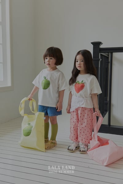 lala land77｜(75-120cm) 2色牛仔小標短褲8