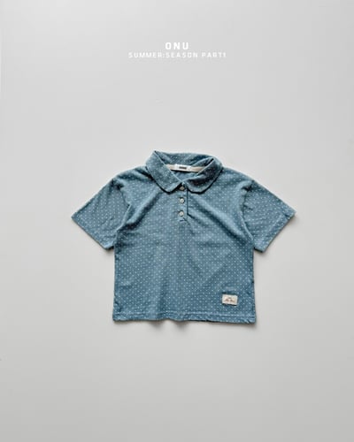 onu33｜(70cm-115cm) 波點有領上衣5