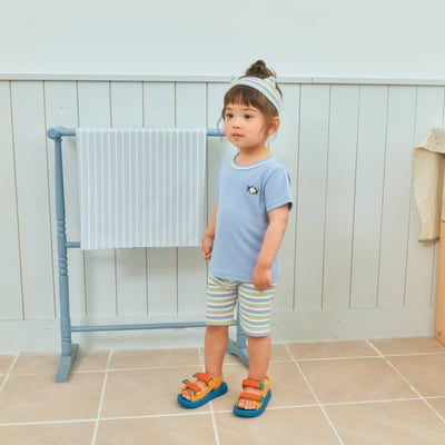 1st blue18｜(~93-118cm) 條紋貓耳髮帶9