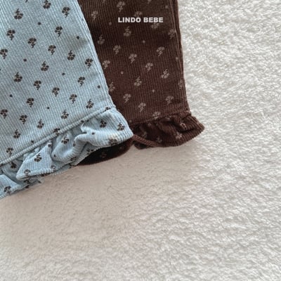 Lindo21｜(3m-18m) 荷葉摺邊吊帶連身扣4