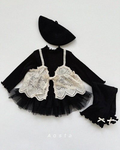 AOSTA16｜(6m-5y) 蕾絲綁帶背心13