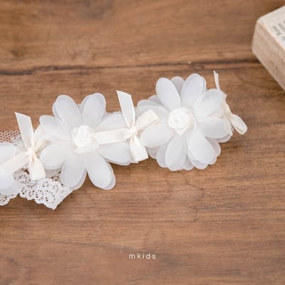 M-KIDS45｜(65-115cm) 花朵髮帶4
