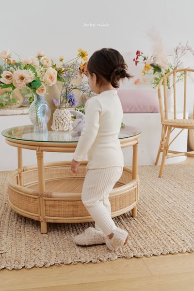 bebe nine26 (65cm-115cm) 3色磨毛立領上衣5