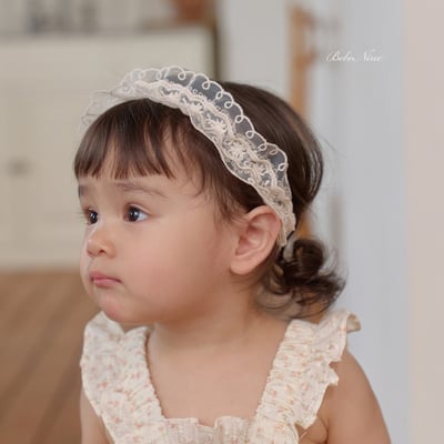 bebe nine49  (Free) 2色氣質蕾絲髮帶兩入組10