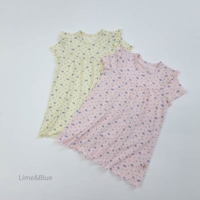 LIME&BLUE18｜(80-118cm)  可愛花朵連身裙4