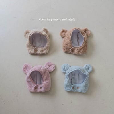 M-KIDS11｜(55-115cm) 16色動物毛毛鈕扣帽3