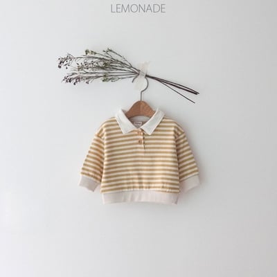 LEMONADE50｜(55cm-85cm) 2色有領條紋上衣23