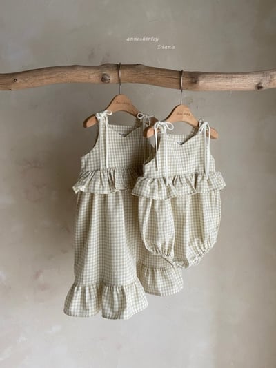 Anne Shirley03｜(1y-5y) 1色格紋綁帶荷葉洋裝22