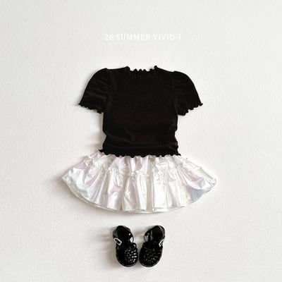 vivid86｜(78cm-125cm) 3款極光亮面蛋糕裙10