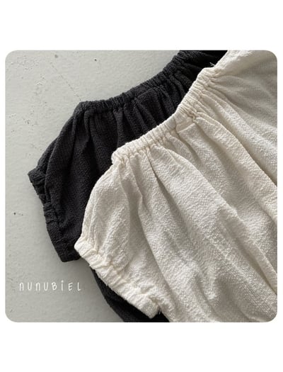 NUNU BIEL05｜(65-115cm) 鬆緊素色上衣2