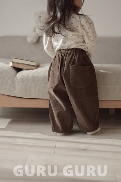 GURU GURU18｜(6m-24m) 5色磨毛燈芯絨縮口褲7