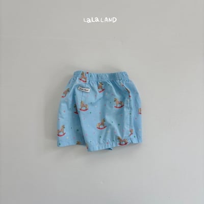 lala land19｜(3m-18m) 2色滿版小木馬短褲17