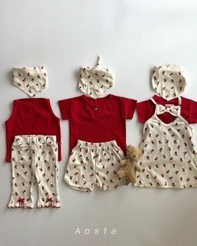 AOSTA46｜(6m-5y) 4款羅紋緞帶連身裙19