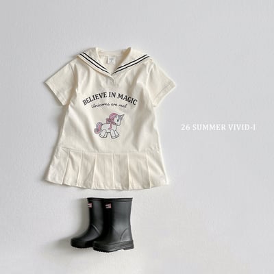 vivid30｜(78cm-125cm) 3款彩虹小馬水手連身裙8