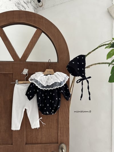 Bloom.b34｜(0m-7y) 蕾絲緞帶緊身褲4