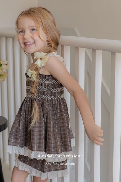 M-KIDS18｜(65-115cm) 蕾絲滾邊上衣12