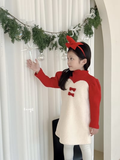 gioiello05｜(85-130cm) 甜美蝴蝶結洋裝4