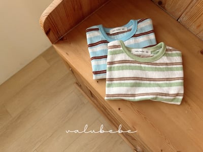 Valubebe 61｜(65-90cm) 拼色條紋上衣4