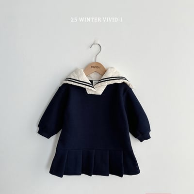 vivid88｜(78cm-125cm) 水手百摺洋裝14