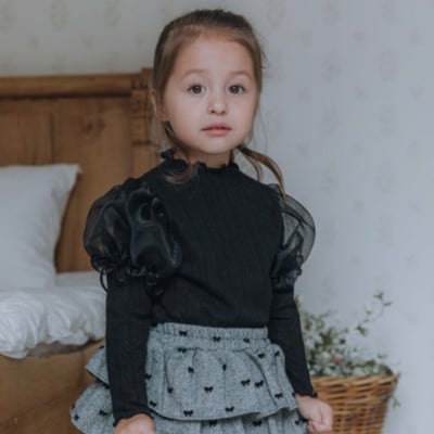 ROA18｜(80cm-120cm) 2色公主泡泡袖上衣20