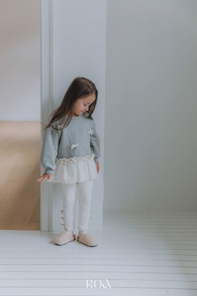 ROA05｜(80cm-120cm) 2色蝴蝶結蕾絲裙底上衣9