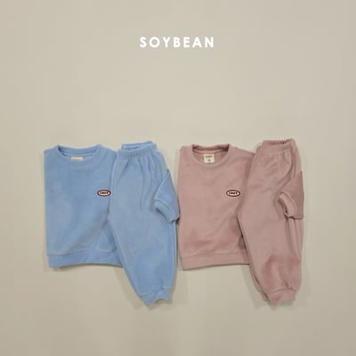 Soybean61｜(75cm-118cm) 絲絨壓紋休閒套裝5