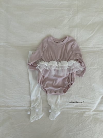 Bloom.b36｜(0m-18m) 蝴蝶緞帶褲襪7