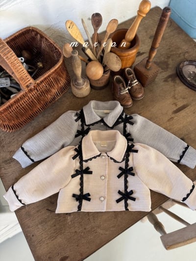 Marron54｜(1y-6y) 古典蕾絲滾邊套裝13