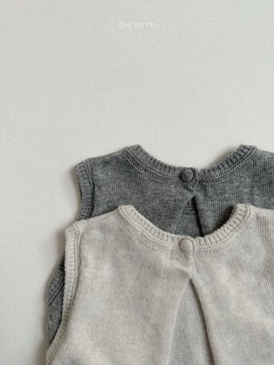 MiniRobe21｜(70-110) 背部開衩針織背心7