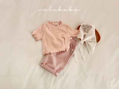 Valubebe 56｜(65-90cm) 木耳邊小標上衣7