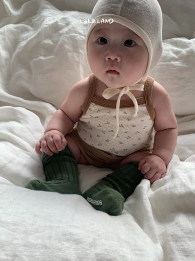 lala land21｜(3m-18m) 2色滿版櫻花包屁衣9