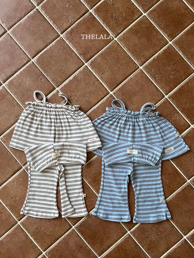 thelala39｜ (70-115) 條紋細肩套裝7