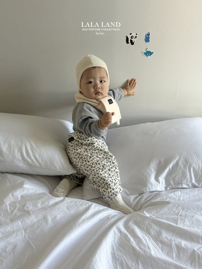 lala land41｜(60cm-83cm) 2色燈芯絨滿版印花長褲4