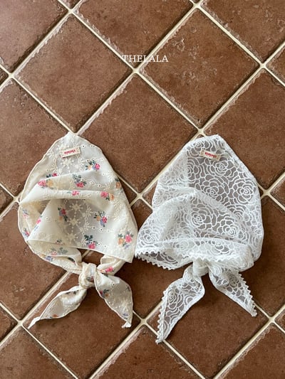 thelala02｜ (free) 夏季印花頭巾/印花圍裙9