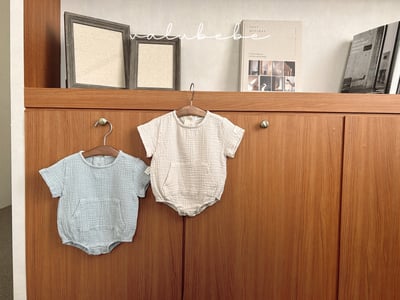 Valubebe 64｜(65-80cm) 棉麻口袋套裝1