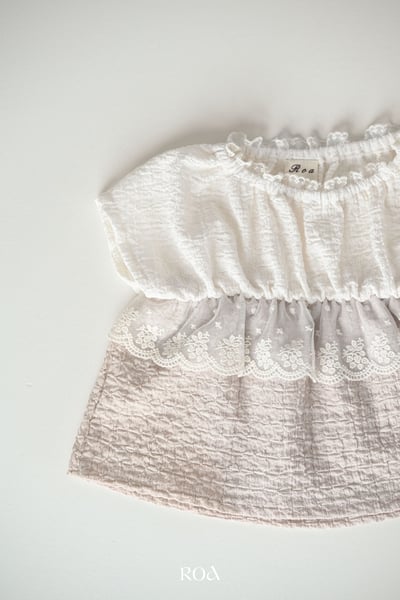 ROA01｜(6m-18m) 2色蕾絲撞色套裝17