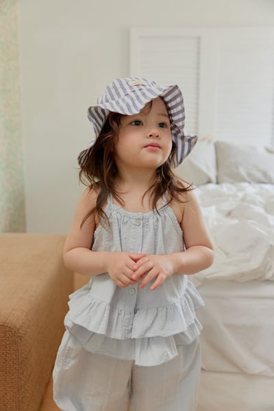 onu26｜(70cm-115cm) 荷葉細肩無袖上衣7