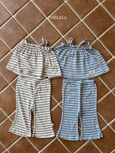 thelala39｜ (70-115) 條紋細肩套裝3