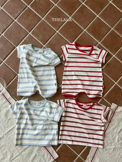 thelala59｜ (0m-18m) 條紋包屁扣8