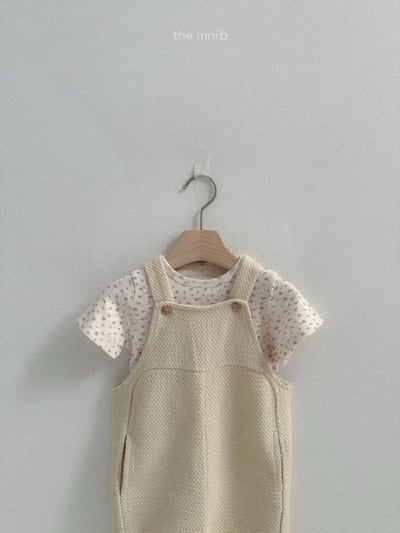 MiniRobe29｜(70-110) 壓紋吊帶連身褲13