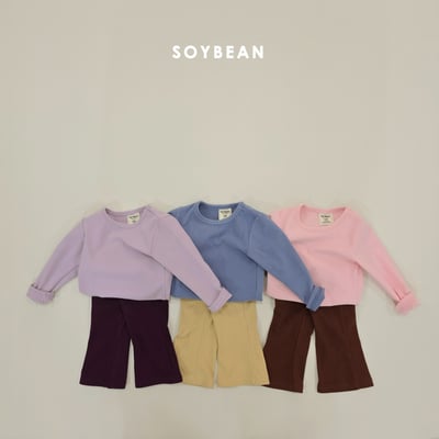Soybean06｜(75cm-118cm) 素面撞色套裝1