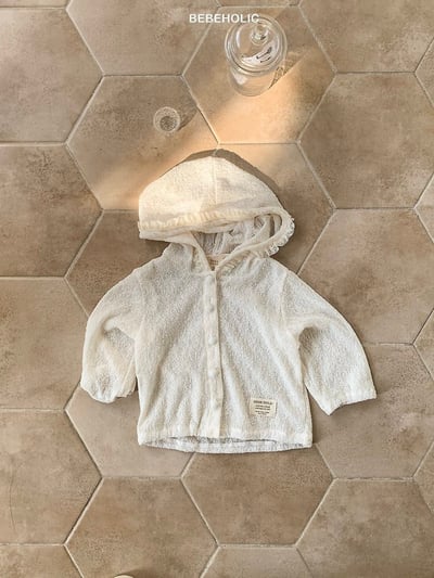 Bebe holic53｜(3m-18m) 花邊連帽開衫15