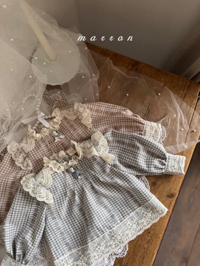 Marron14｜(1y-6y) 蕾絲花邊襯衫9