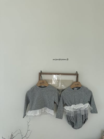 Bloom.b39｜(0m-7y) 蕾絲裙擺上衣15