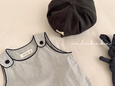 Valubebe 37｜(65-90cm) 鈕釦邊線背心8