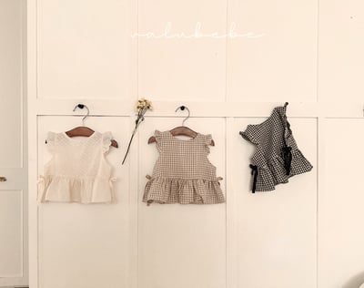 Valubebe22｜(65-90) 荷葉袖邊背心4