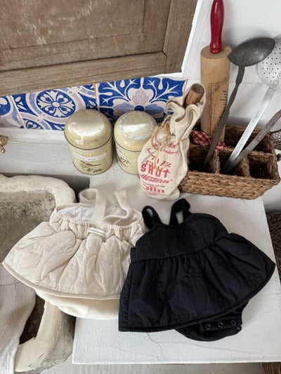 Bloom.b49｜(0m-24m) 蝴蝶結印花絎縫包屁衣4