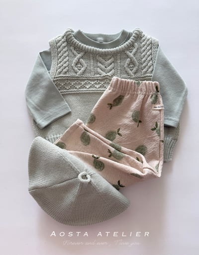 AOSTA05｜(6m-5y) 春季貝雷帽15