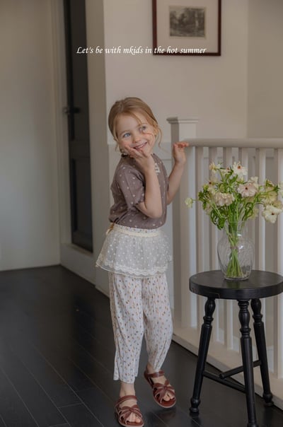 M-KIDS03｜(65-115cm) 印花輕便長褲20